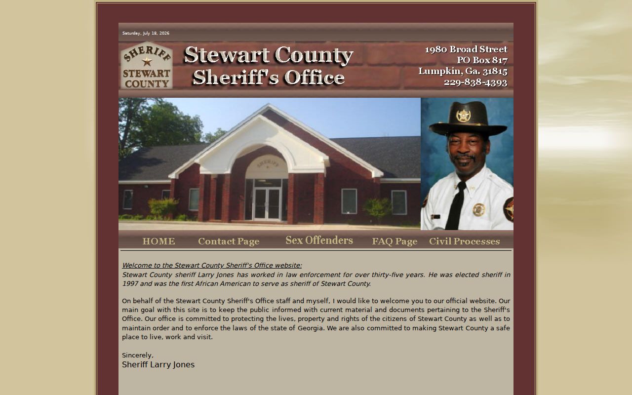 Stewart County sheriff's office