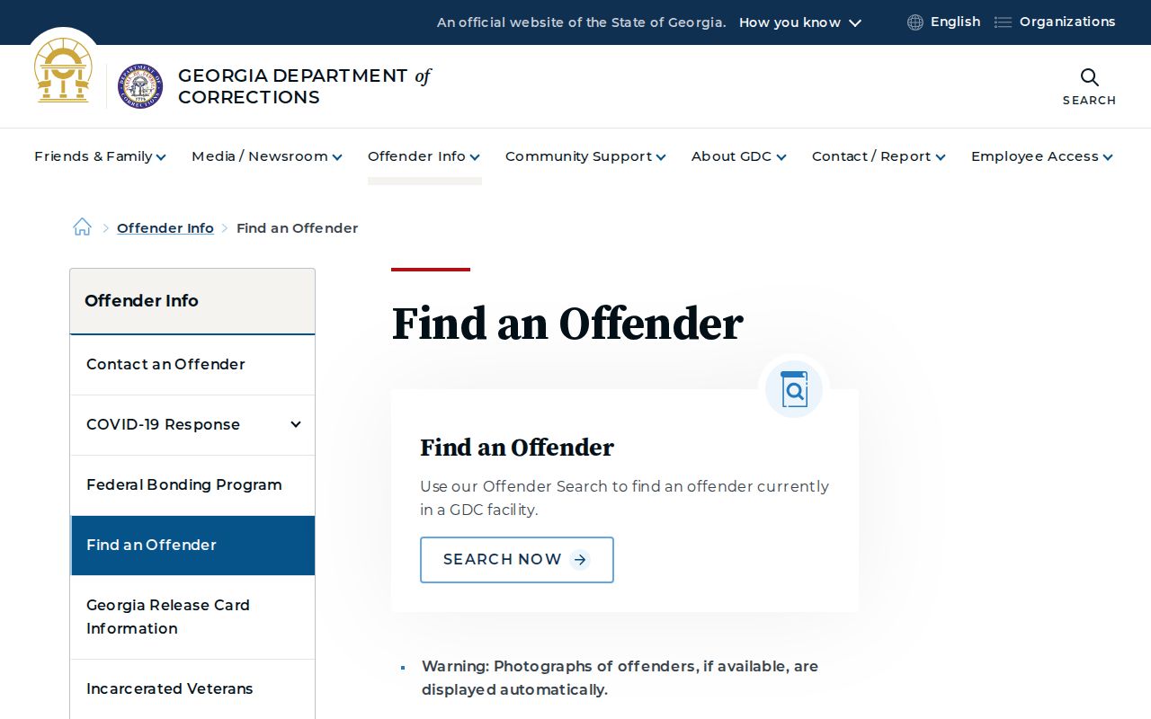 Stewart County criminal history GDC offender locator