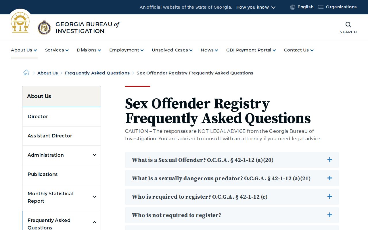 Stewart County sex offender registry Georgia requirements